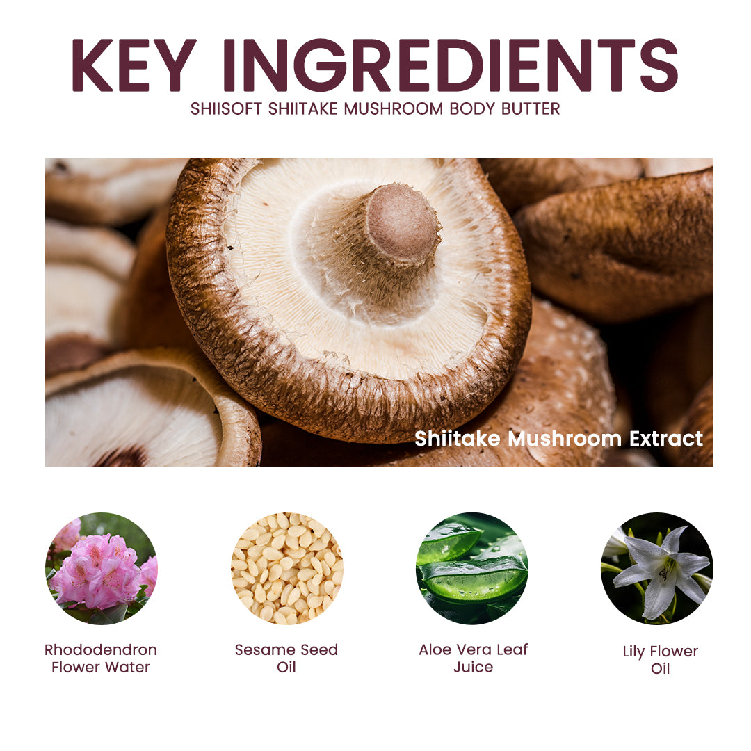 ShiiSoSoft - Shiitake Mushroom Body Butter