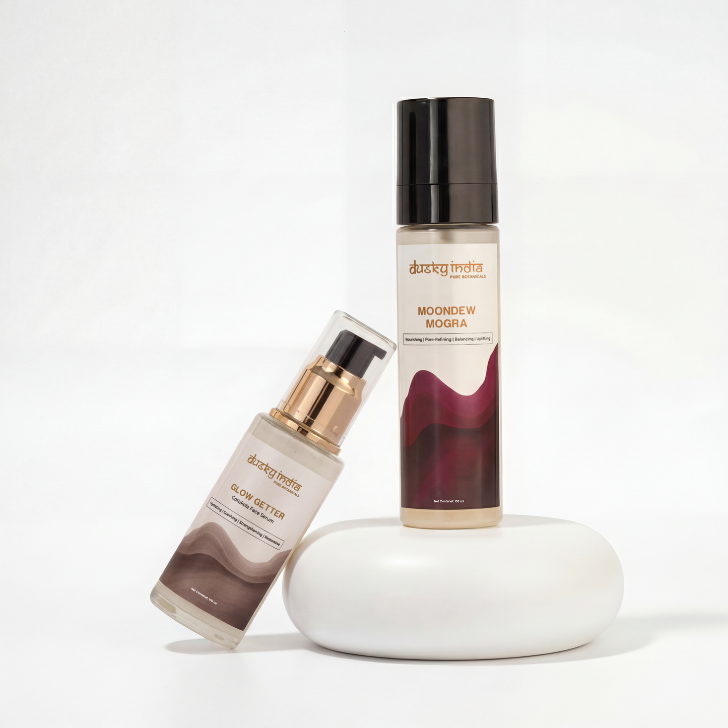 MoonDew Mogra Face Toner + Glow Getter - Gotukola Face Serum