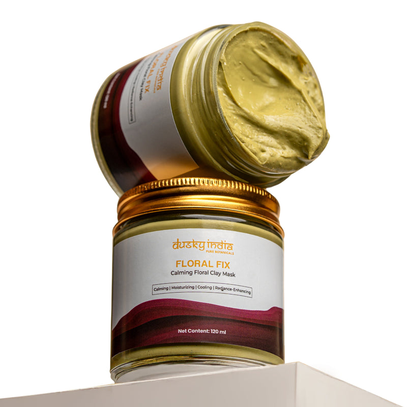 Best Natural Clay Mask India: Floral Fix Gentle Clay Mask