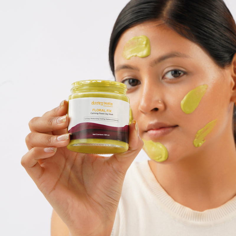 Clay mask for deep cleansing | Floral Fix Calming Floral Clay Mask