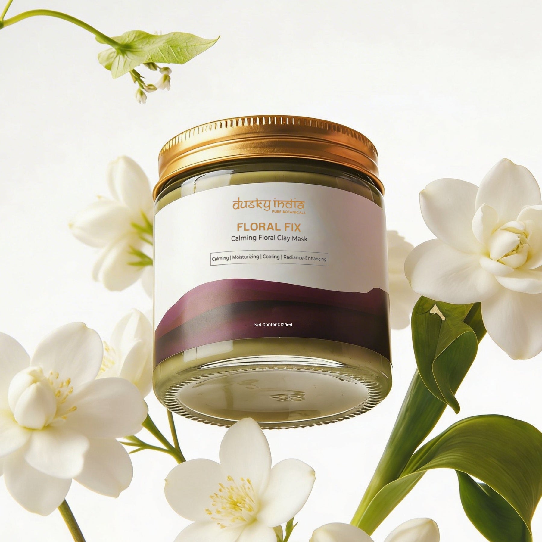 Clay Mask for Deep Cleansing: Floral Fix by Dusky India