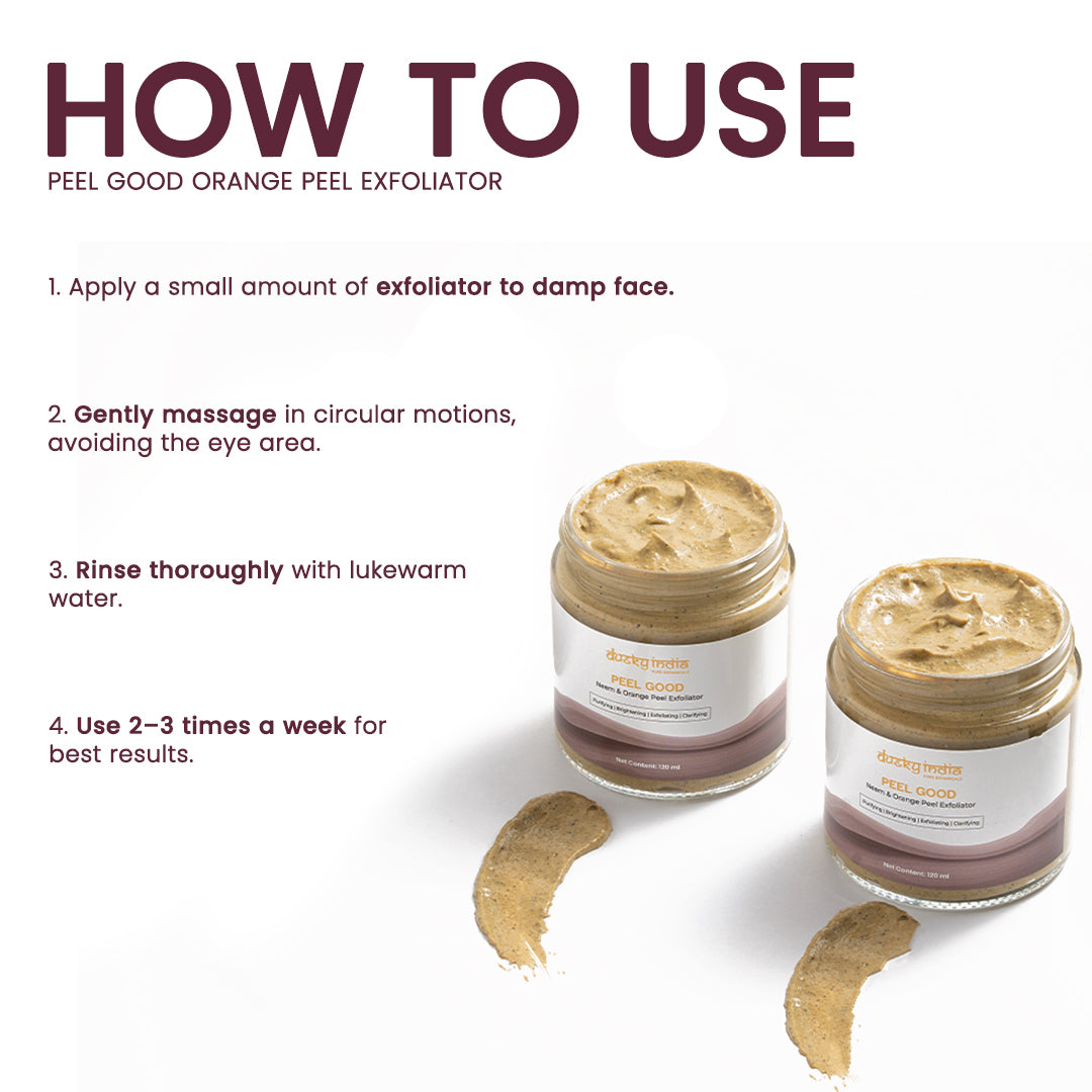 Peel Good - Neem & Orange Peel Exfoliator