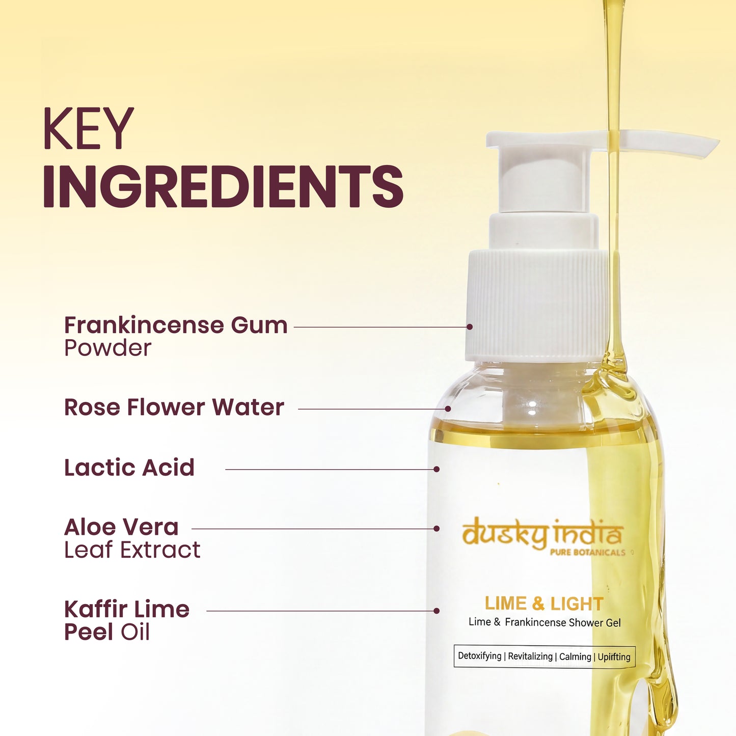 Lime & Light - Frankincense & Lime Shower Gel
