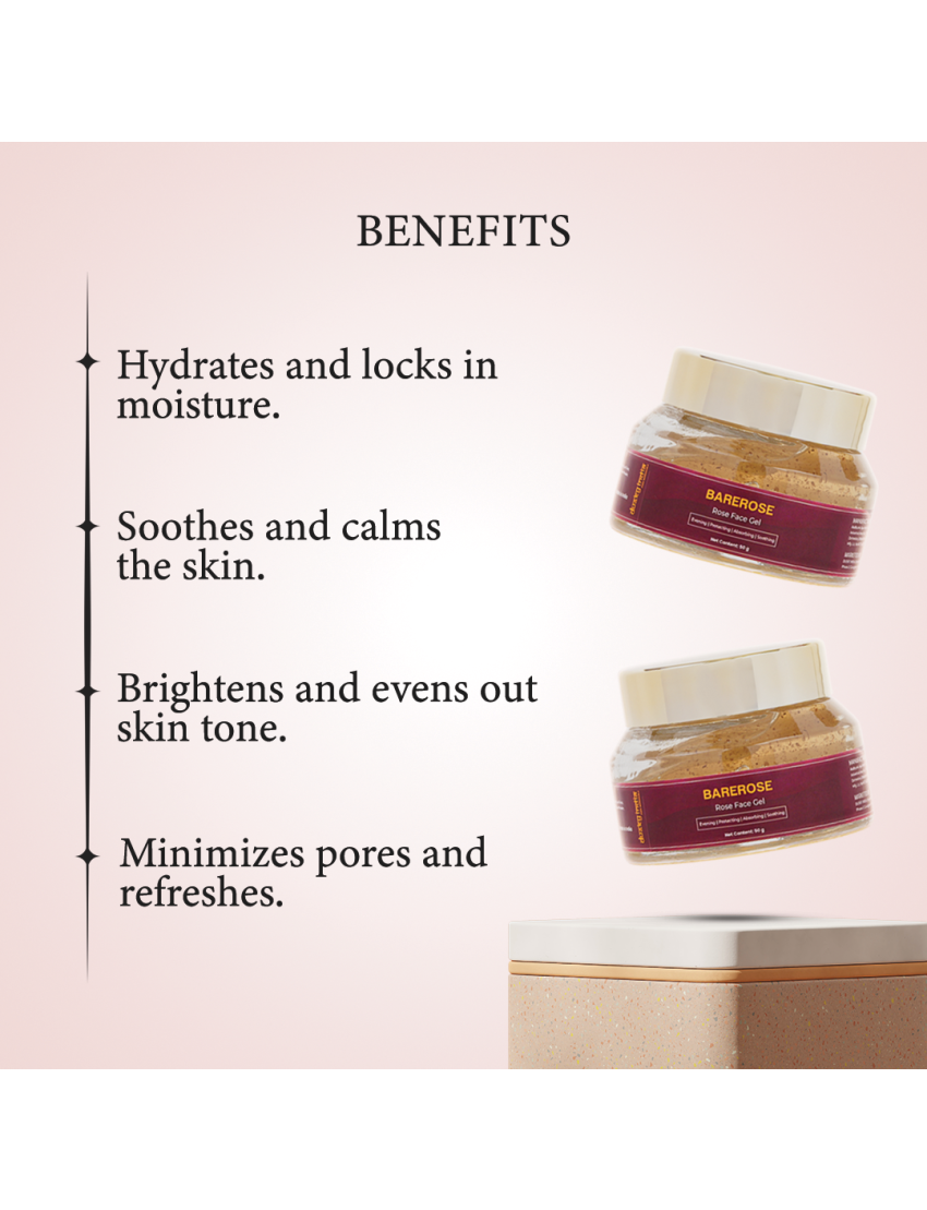 BareRose - Rose Face Gel-