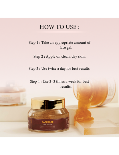 BareRose - Rose Face Gel-