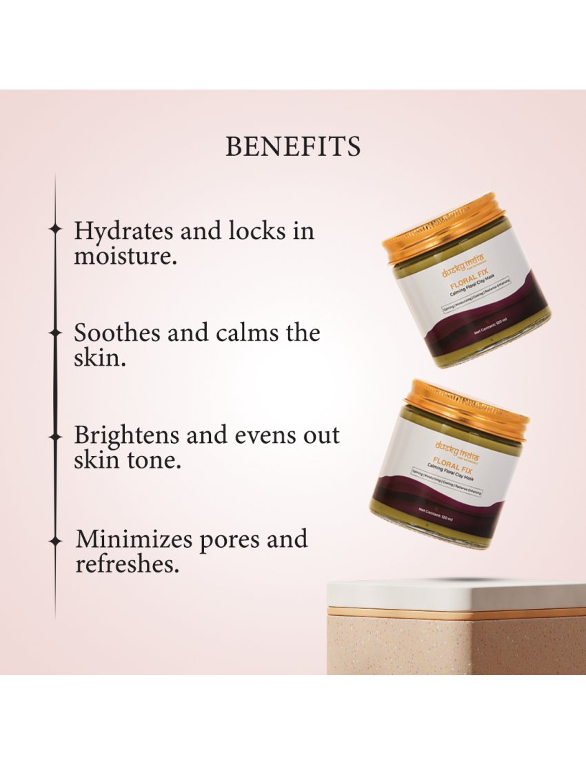 Floral Fix- Calming Floral Clay Mask