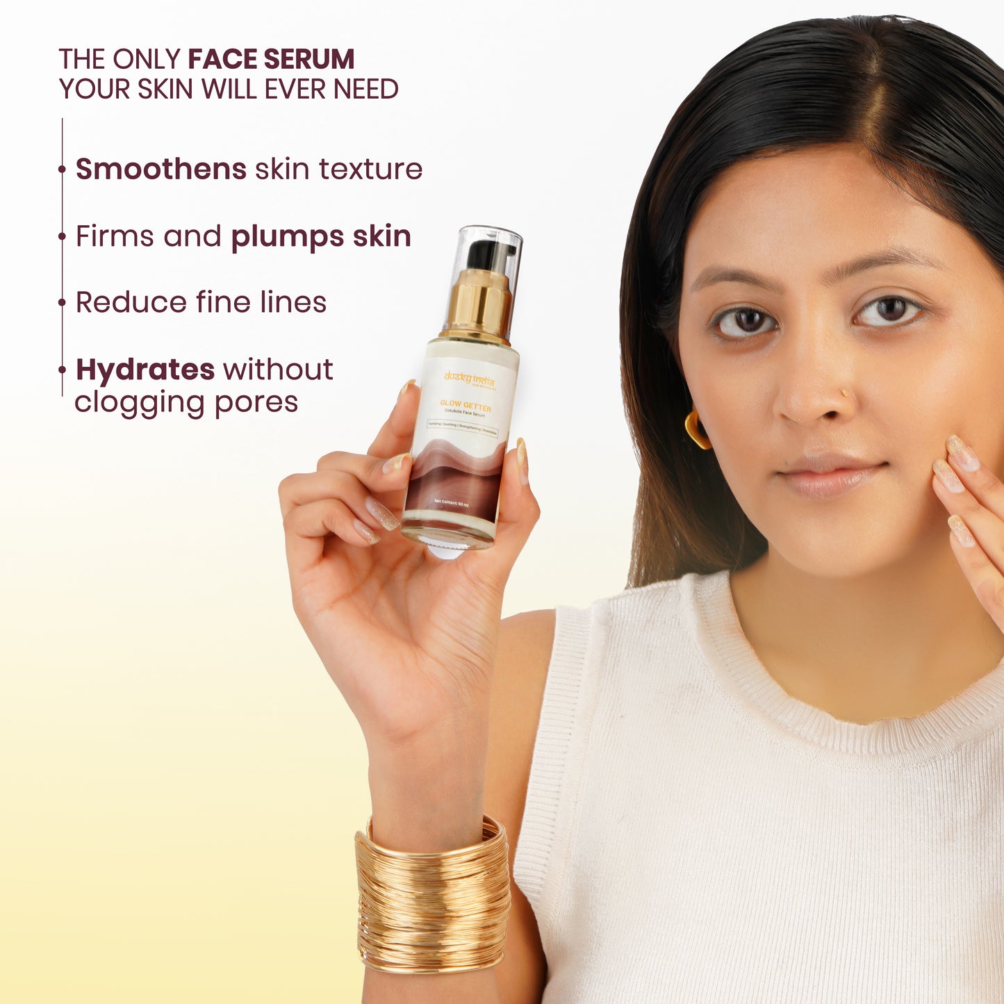 MoonDew Mogra Face Toner + Glow Getter - Gotukola Face Serum