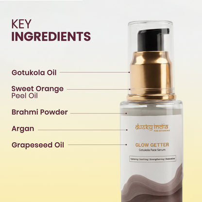 MoonDew Mogra Face Toner + Glow Getter - Gotukola Face Serum