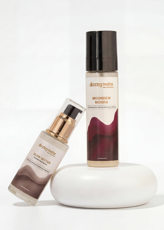 MoonDew Mogra Face Toner + Glow Getter - Gotukola Face Serum