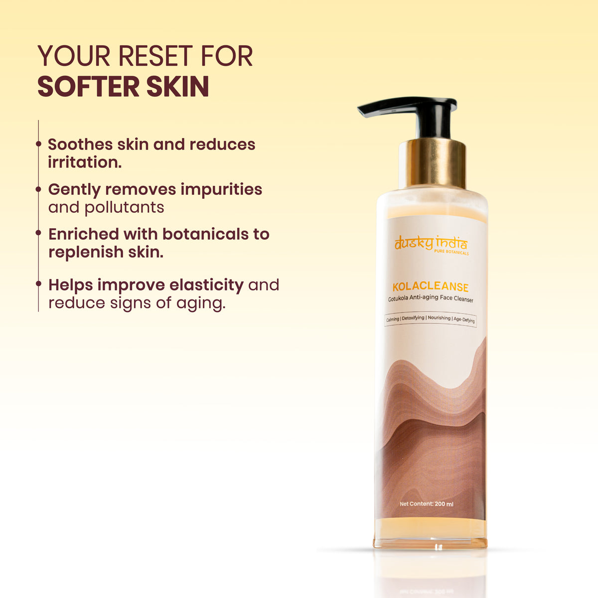 KolaCleanse - Gotukola Anti-aging Face Cleanser
