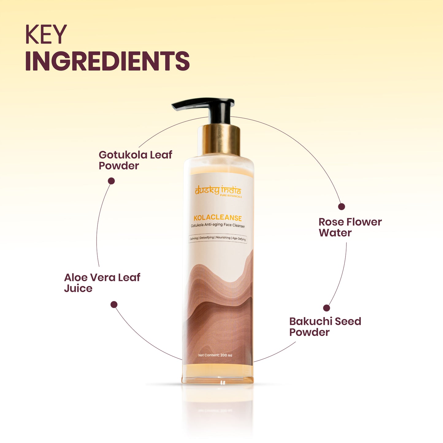 KolaCleanse - Gotukola Anti-aging Face Cleanser