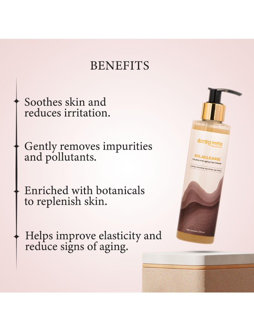 KolaCleanse - Gotukola Anti-aging Face Cleanser
