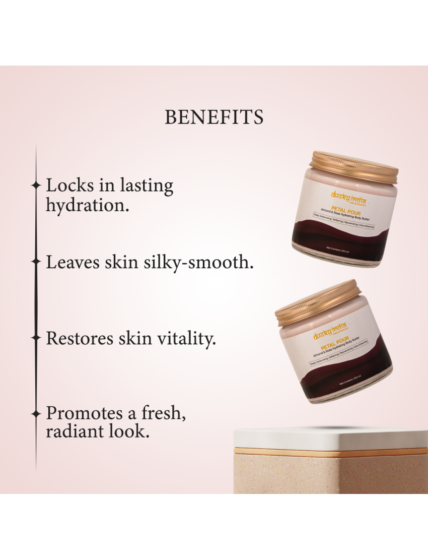 Petal Pour – Almond & Rose Hydrating Body Butter
