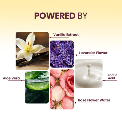 SudsInBloom - Vanilla & Rose Shower Gel