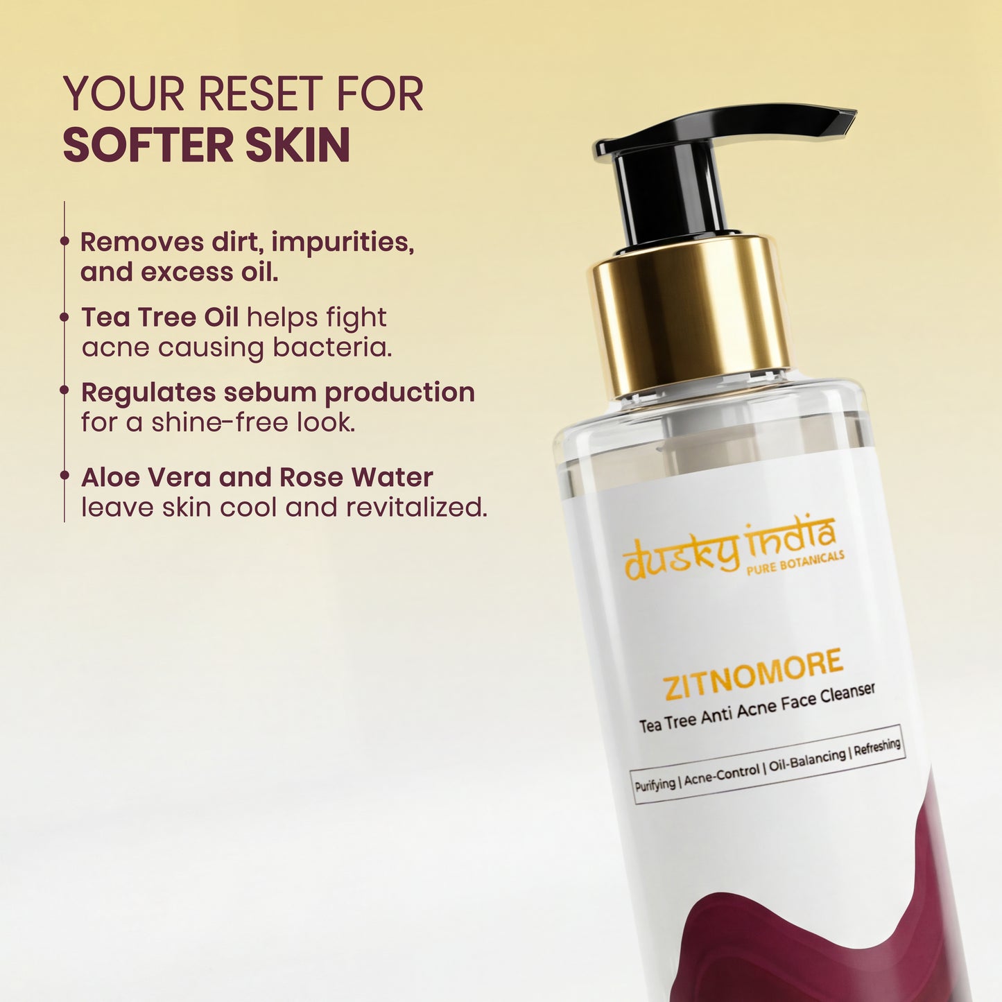 ZitNoMore - Tea Tree Anti Acne Face Cleanser