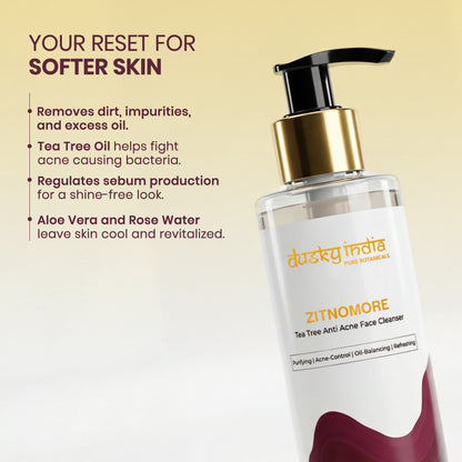 ZitNoMore - Tea Tree Anti Acne Face Cleanser