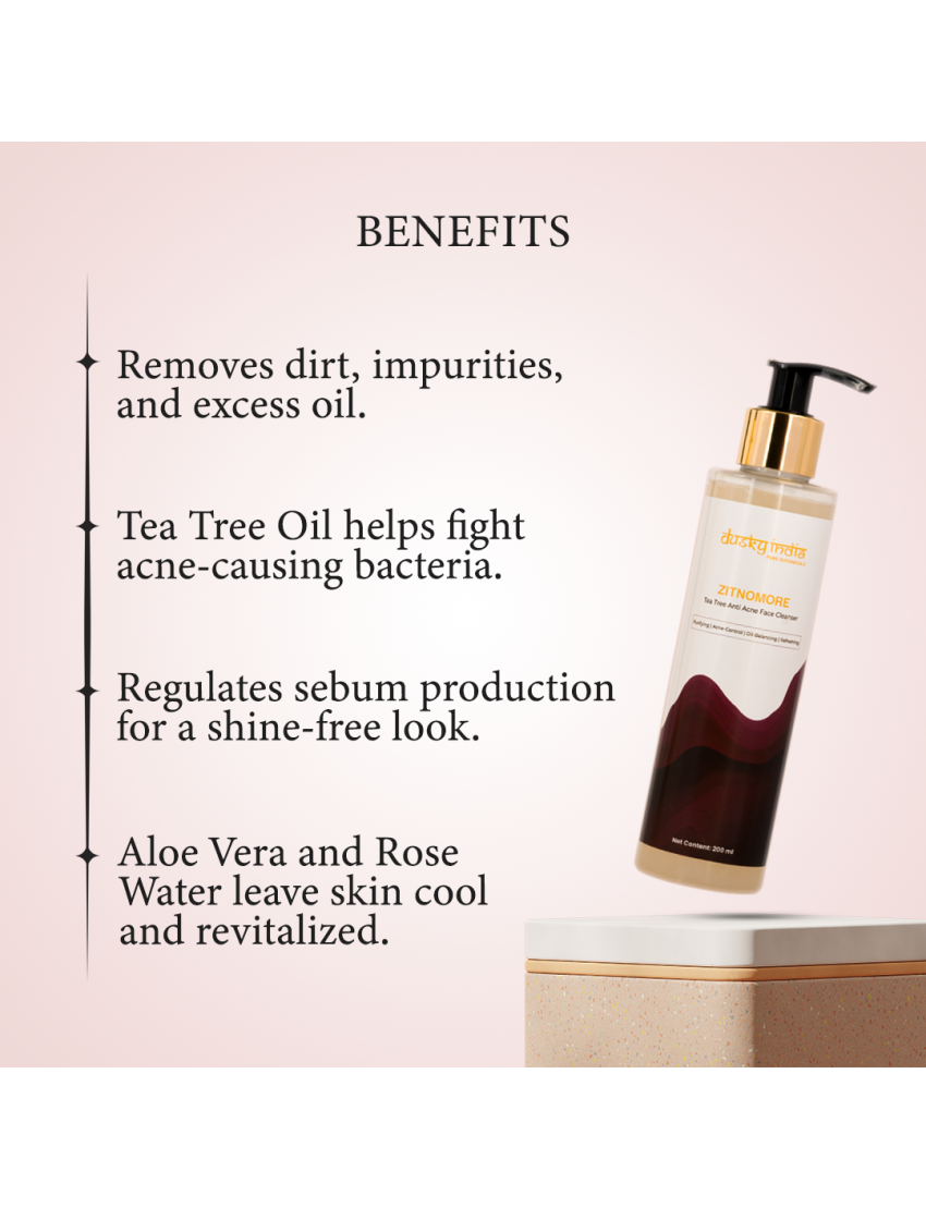 ZitNoMore - Tea Tree Anti Acne Face Cleanser